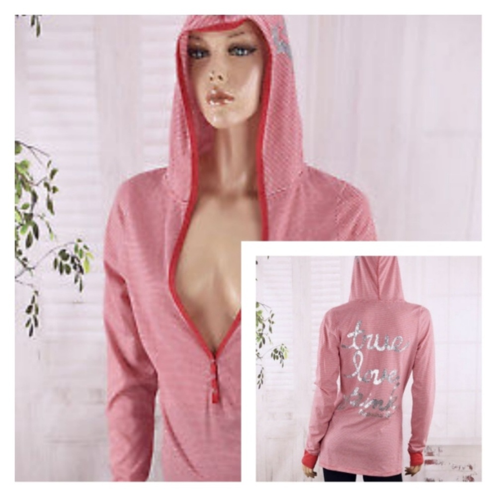PINK by Victoria Secret Long Sleeve Hoodie Top XS